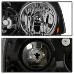 2005-2006 Acura RSX Crystal Replacement Headlights - Black Clear -High-Efficiency Car Light Store 2005 2006 acura rsx crystal replacement headlights black clear 179