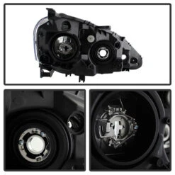 2005-2006 Acura RSX Crystal Replacement Headlights - Black Smoked -High-Efficiency Car Light Store 2005 2006 acura rsx crystal replacement headlights black smoked 121