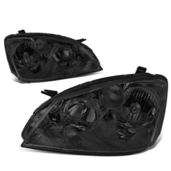 2005-2006 Nissan Altima Factory Style Replacement Headlights - Smoked Lens / Clear -High-Efficiency Car Light Store 2005 2006 nissan altima factory style replacement headlights smoked lens clear 78