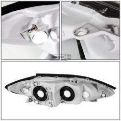 2005-2006 Toyota Camry OE-Style Smoked Housing Headlights - Clear Side Markers -High-Efficiency Car Light Store 2005 2006 toyota camry oe style smoked housing headlights clear side markers 64