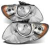 2005-2007 Chrysler Town & Country Replacement Crystal Headlights - Chrome