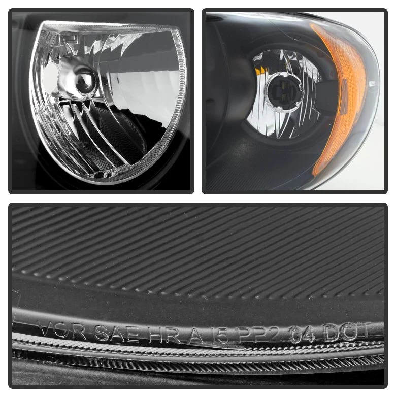 2005-2007 Chrysler Town & Country Replacement Crystal Headlights - Chrome 2 2005-2007 Chrysler Town & Country Replacement Crystal Headlights - Chrome - Image 2