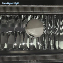 2005-2007 Ford F250/F350/F450 SuperDuty Dual LED Tube Reflector Headlights - Smoked -High-Efficiency Car Light Store 2005 2007 ford f250 f350 f450 superduty dual led tube reflector headlights smoked 65