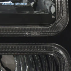 2005-2007 Ford F250/F350/F450 SuperDuty Dual LED Tube Reflector Headlights - Smoked -High-Efficiency Car Light Store 2005 2007 ford f250 f350 f450 superduty dual led tube reflector headlights smoked 68