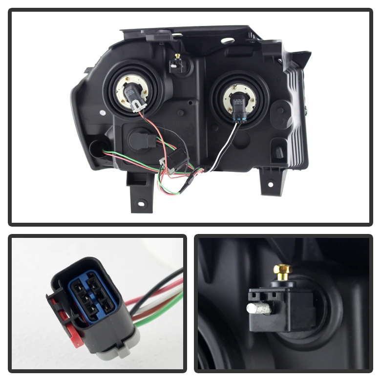 2005-2007 Jeep Grand Cherokee Headlights - Smoked 6 2005-2007 Jeep Grand Cherokee Headlights - Smoked - Image 6