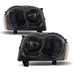 2005-2007 Jeep Grand Cherokee Headlights - Smoked