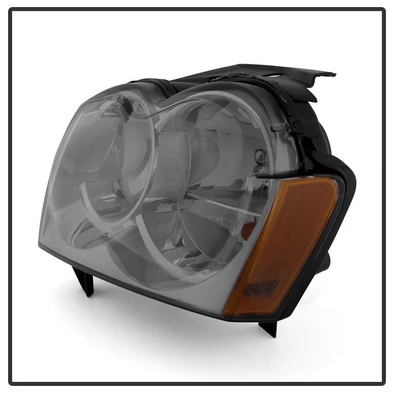 2005-2007 Jeep Grand Cherokee Headlights - Smoked 4 2005-2007 Jeep Grand Cherokee Headlights - Smoked - Image 4