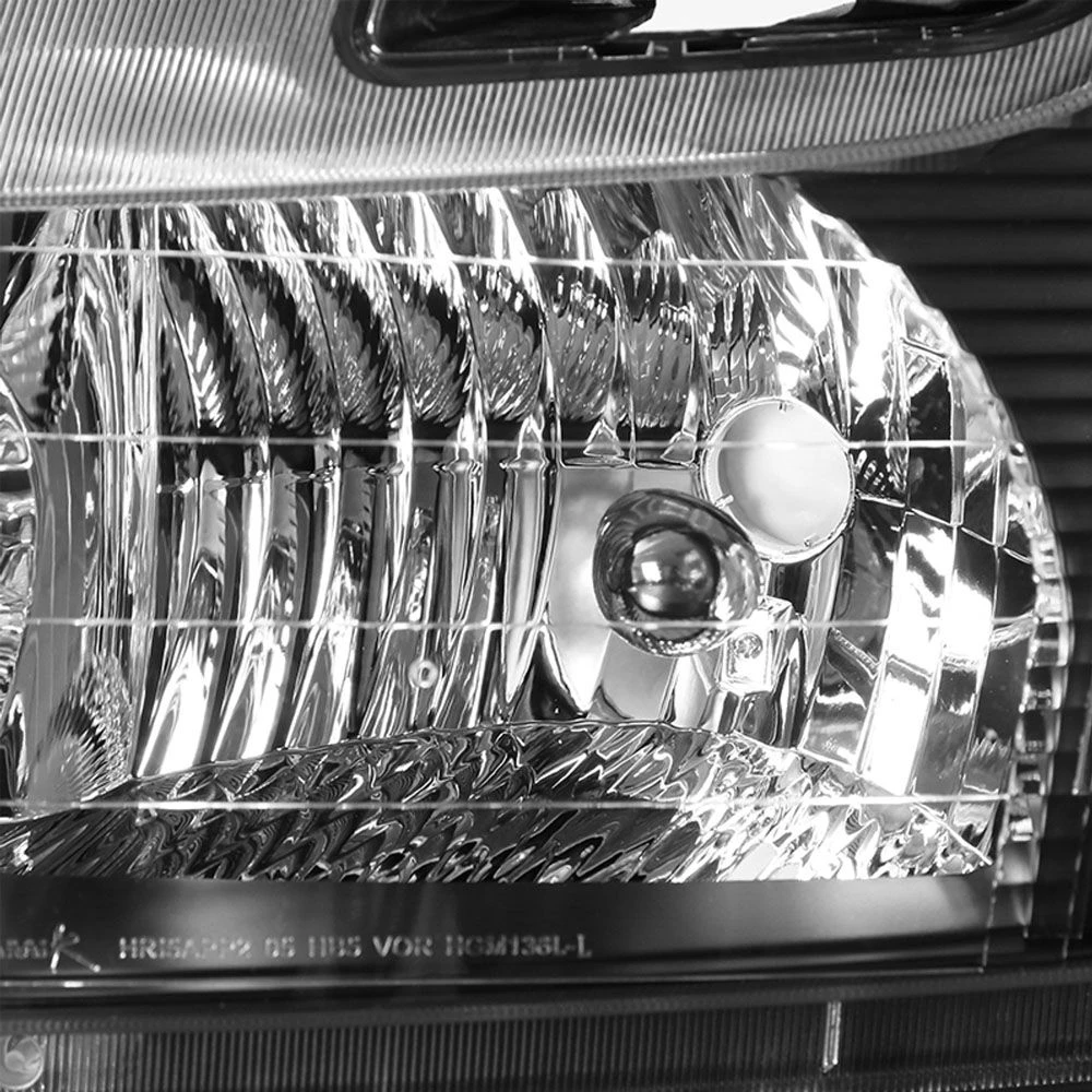 2005-2009 Chevrolet Equinox Factory Style Replacement Headlights - Black Clear 2 2005-2009 Chevrolet Equinox Factory Style Replacement Headlights - Black Clear - Image 2