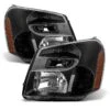 2005-2009 Chevy Equinox Replacement Crystal Headlights - Black