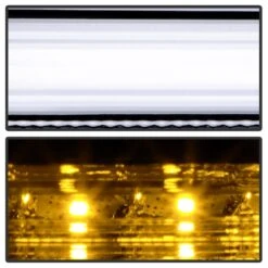 2005-2010 Chrysler 300 [Halogen] LED Tube W/Signal Headlights - Chrome Housing -High-Efficiency Car Light Store 2005 2010 chrysler 300 halogen led tube w signal headlights chrome housing 31