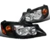 2005-2010 Pontiac G6 Replacement Black Headlights
