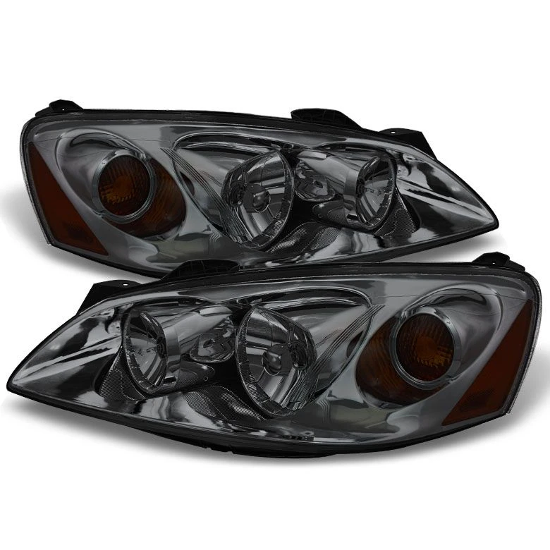 2005-2010 Pontiac G6 Replacement Crystal Headlights OE Style - Smoked 1 2005-2010 Pontiac G6 Replacement Crystal Headlights OE Style - Smoked
