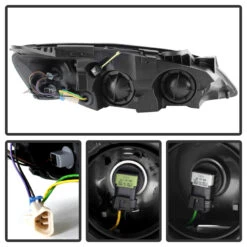 2005-2010 Pontiac G6 Replacement Crystal Headlights OE Style - Smoked 12 2005-2010 Pontiac G6 Replacement Crystal Headlights OE Style - Smoked -High-Efficiency Car Light Store 2005 2010 pontiac g6 replacement crystal headlights oe style smoked 144