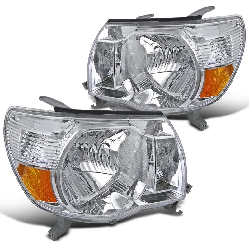 2005-2011 Tacoma Pre/X-Runner 2WD/4WD Crystal Headlights - Chrome 1 2005-2011 Tacoma Pre/X-Runner 2WD/4WD Crystal Headlights - Chrome