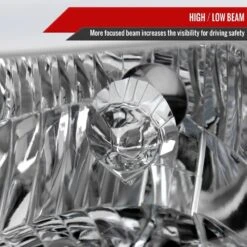 2005-2011 Toyota Tacoma LED Bar Reflector Headlights (Chrome Housing/Clear Lens) -High-Efficiency Car Light Store 2005 2011 toyota tacoma led bar reflector headlights chrome housing clear lens 11