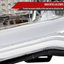 2005-2011 Toyota Tacoma LED Bar Reflector Headlights (Chrome Housing/Clear Lens) -High-Efficiency Car Light Store 2005 2011 toyota tacoma led bar reflector headlights chrome housing clear lens 14