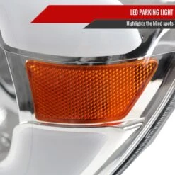 2005-2011 Toyota Tacoma LED Bar Reflector Headlights (Chrome Housing/Clear Lens) -High-Efficiency Car Light Store 2005 2011 toyota tacoma led bar reflector headlights chrome housing clear lens 20