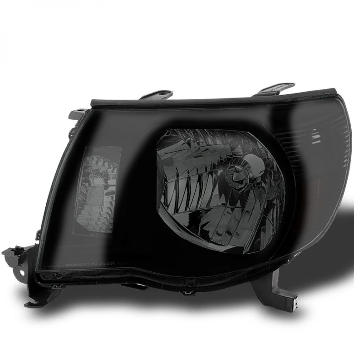 2005-2011 Toyota Tacoma Replacement Headlights - Black Smoked 2 2005-2011 Toyota Tacoma Replacement Headlights - Black Smoked - Image 2