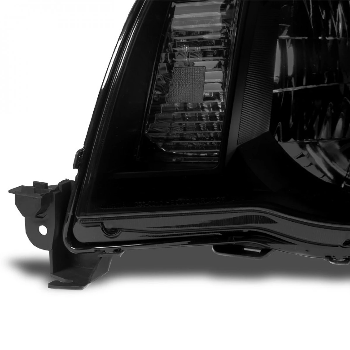 2005-2011 Toyota Tacoma Replacement Headlights - Black Smoked 3 2005-2011 Toyota Tacoma Replacement Headlights - Black Smoked - Image 3
