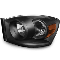 2006-2008 Dodge Ram 1500 250 3500 Pickup Crystal Headlights - Black -High-Efficiency Car Light Store 2006 2008 dodge ram 1500 250 3500 pickup crystal headlights black 239