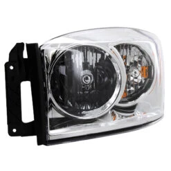 2006-2008 Dodge Ram 1500 250 3500 Pickup Crystal Headlights - Chrome 12 2006-2008 Dodge Ram 1500 250 3500 Pickup Crystal Headlights - Chrome -High-Efficiency Car Light Store 2006 2008 dodge ram 1500 250 3500 pickup crystal headlights chrome 216