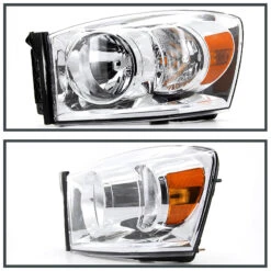 2006-2008 Dodge Ram 1500 250 3500 Pickup Crystal Headlights - Chrome 13 2006-2008 Dodge Ram 1500 250 3500 Pickup Crystal Headlights - Chrome -High-Efficiency Car Light Store 2006 2008 dodge ram 1500 250 3500 pickup crystal headlights chrome 219