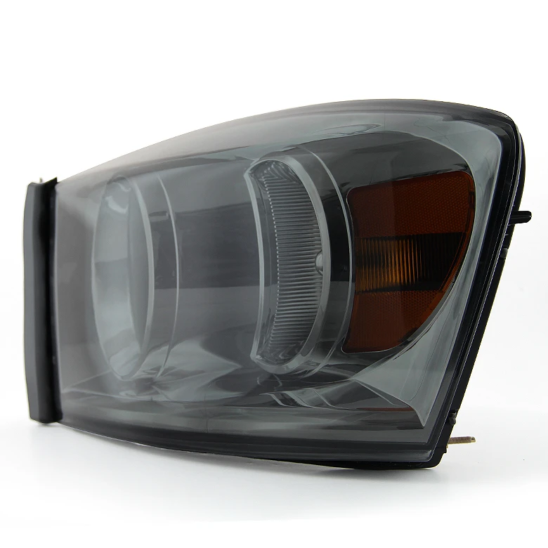 2006-2008 Dodge Ram 1500 250 3500 Pickup Crystal Headlights - Smoked 3 2006-2008 Dodge Ram 1500 250 3500 Pickup Crystal Headlights - Smoked - Image 3