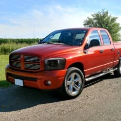 2006-2008 Dodge Ram Reflector Style LED Tube Strip Headlights - Smoked Chrome -High-Efficiency Car Light Store 2006 2008 dodge ram reflector style led tube strip headlights smoked chrome 84