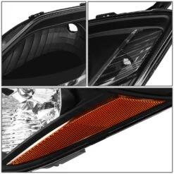 DNA 2006-2009 Toyota Prius Front Bumper HID Xenon Headlight Headlamps - Black Housing Amber Side Marker -High-Efficiency Car Light Store 2006 2009 toyota prius front bumper hid xenon headlight headlamps black housing amber side marker 78