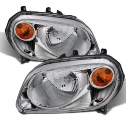 2006-2011 Chevy HHR Replacement Crystal Headlights - Chrome