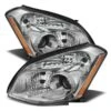 2007-2008 Nissan Maxima [Halogen Model] Replacement Projector Headlights - Chrome