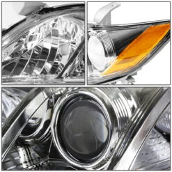 2007-2009 Toyota Camry Chrome Amber Signal Driver Side Projector Headlight -High-Efficiency Car Light Store 2007 2009 toyota camry chrome amber signal driver side projector headlight 60