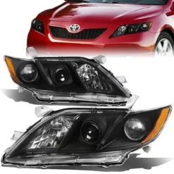 2007-2009 Toyota Camry OE-Style Black Housing Projector Headlights - Amber Side Markers 12 2007-2009 Toyota Camry OE-Style Black Housing Projector Headlights - Amber Side Markers -High-Efficiency Car Light Store 2007 2009 toyota camry oe style black housing projector headlights amber side markers 59