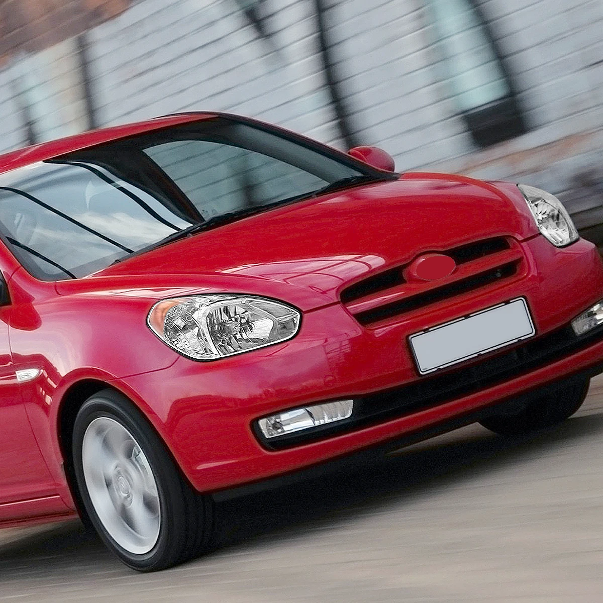 2007-2011 Hyundai Accent Left Side Chrome/Amber Corner Headlight 5 2007-2011 Hyundai Accent Left Side Chrome/Amber Corner Headlight - Image 5