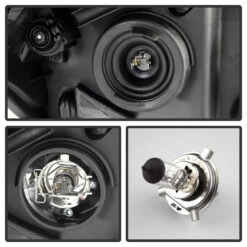 2007-2012 Nissan Versa [Hatchback Only] Replacement Crystal Headlights - Black -High-Efficiency Car Light Store 2007 2012 nissan versa hatchback only replacement crystal headlights black 133