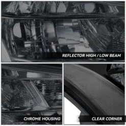 DNA 2008-2011 Ford Focus Sedan/Coupe OE Factory Style Headlights - Smoked Housing Clear Reflector 11 DNA 2008-2011 Ford Focus Sedan/Coupe OE Factory Style Headlights - Smoked Housing Clear Reflector -High-Efficiency Car Light Store 2008 2011 ford focus sedan coupe oe factory style headlights smoked housing clear reflector 77