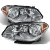 2008-2012 Chevy Malibu Replacement Crystal Headlights - Chrome