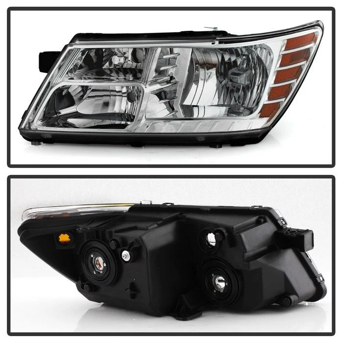 2009-2018 Dodge Journey Replacement Headlight With Chrome Trim - Driver Side Only 2 2009-2018 Dodge Journey Replacement Headlight With Chrome Trim - Driver Side Only - Image 2