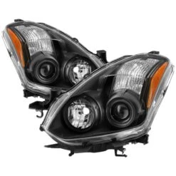 2010-13 Nissan Altima 2DR Coupe [Halogen Model] Projector Headlights - Black