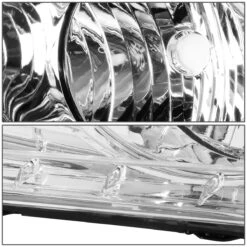 2010-14 Ford Mustang S197 Pair Of Headlight & Corner Light (Chrome Housing / Amber Reflector) -High-Efficiency Car Light Store 2010 14 ford mustang s197 pair of headlight corner light chrome housing amber reflector 88