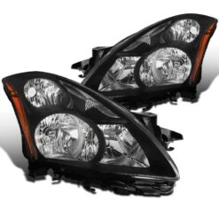2010-2012 Nissan Altima 4 Doors Sedan Black Housing Headlights