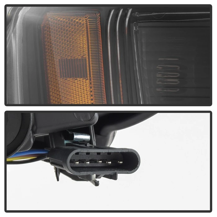 2010-2015 GMC Terrain Black Housing Headlights Headlamps Assembly Replacement 6 2010-2015 GMC Terrain Black Housing Headlights Headlamps Assembly Replacement - Image 6