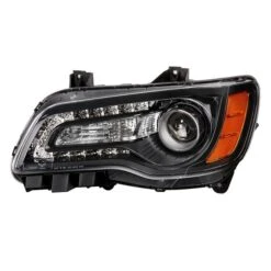 2011-2014 Chrysler 300 Halogen Only (Will Not Fit HID Models ) Black Bezel Driver Side Headlight -OEM Left