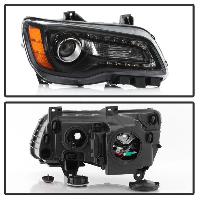 2011-2014 Chrysler 300 Halogen Only (Does Not Fit HID Models) Black Bezel Passenger Side Headlight -OEM Right 2 2011-2014 Chrysler 300 Halogen Only (Does Not Fit HID Models) Black Bezel Passenger Side Headlight -OEM Right - Image 2