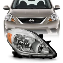 2012-2014 Nissan Versa 4-Door Sedan OE-Style Reflector Passenger Side Headlight -High-Efficiency Car Light Store 2012 2014 nissan versa 4 door sedan oe style reflector passenger side headlight 30