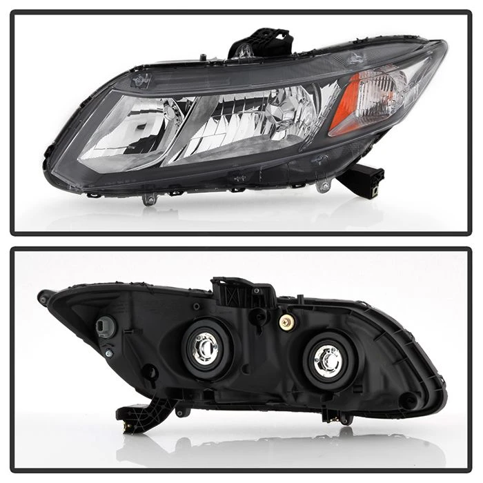 2012-2015 Honda Civic Sedan 12-13 Coupe Chrome Housing Hadlights Headlamps 2 2012-2015 Honda Civic Sedan 12-13 Coupe Chrome Housing Hadlights Headlamps - Image 2