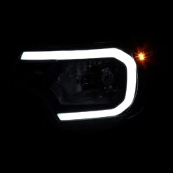 2012-2015 Toyota Tacoma Pickup LED Strip Bar Reflector Headlights - Black Housing -High-Efficiency Car Light Store 2012 2015 toyota tacoma pickup led strip bar reflector headlights black housing 100