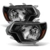 2012-2015 Toyota Tacoma Pickup Replacement Crystal Headlights - Black