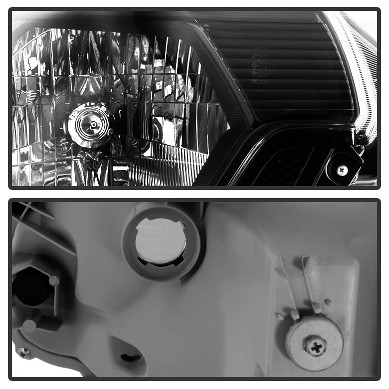 2012-2015 Toyota Tacoma Pickup Replacement Crystal Headlights - Black 4 2012-2015 Toyota Tacoma Pickup Replacement Crystal Headlights - Black - Image 4