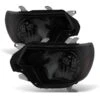 2012-2015 Toyota Tacoma Pickup Replacement Crystal Headlights - Black Smoked